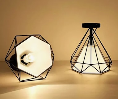 Foto 4 | Foto 4 | Lámpara de Techo Xtellar Colgante con Forma de Diamante Negro