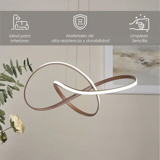 Foto 3 | Foto 3 | Lámpara Colgante Ilios Innova Led Altura Ajustable Luz Cálida y Fría