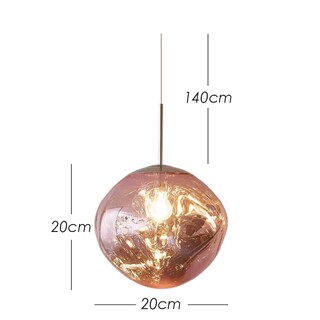 Foto 2 | Foto 2 | Ilios Innova | Lámpara Colgante Acrílica Moderna 20cm Color Rosa Diseño Contemporáneo