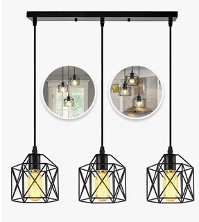 Foto 1 | Foto 1 | Lampara De Techo Decorativa Vintage Candelabro De 3 Cabezas