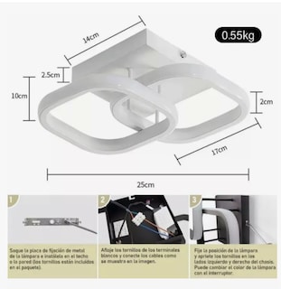 Foto 2 | Foto 2 | Luz De Techo Led Para Baño, Cocina Y Comedor