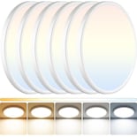 Lámpara De Techo Dinglilighting, 6 Unidades, Led, Montaje Empotrado, 30 Cm, 24 W - Venta Internacional.