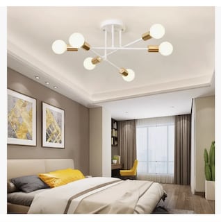 Foto 1 | Foto 1 | Lámpara De Techo Decorativas Moderna De 6 Pared Luces Blanco