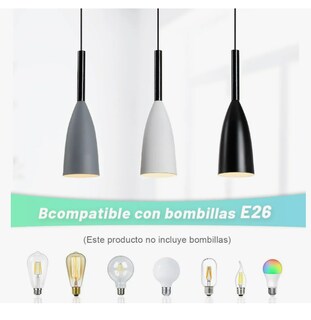 Foto 3 | Foto 3 | Lámpara De Techo Moderna Iluminación Para El Hogar E26 3pcs