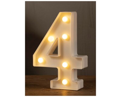 Foto 2 | Foto 2 | Número Decorativo con Luz Led Bluelander Incluye Batería Aa