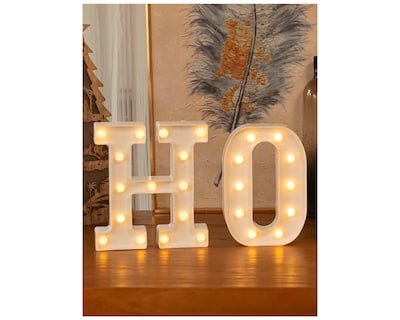 Foto 5 | Foto 5 | Letra H Decorativa Bluelander con Luz Led