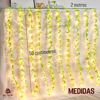 Foto 4 | Foto 4 | Cortina Serie Led De Plantas Decoración