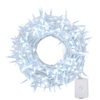 Foto 1 | Foto 1 | Serie De Luces Led Navideñas Luxvi 20m Blanco Frío 200 Leds (2pzs)