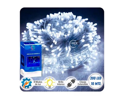 Foto 2 | Foto 2 | Serie de Luces Navideñas Frutivegie 200 Focos