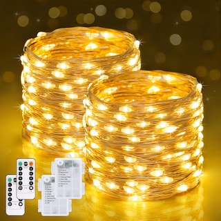 Foto 1 | Foto 1 | Fairy Lights Jmexsuss, Funciona Con Pilas, 400 Led, 132 Pies, Paquete De 2 - Venta Internacional.