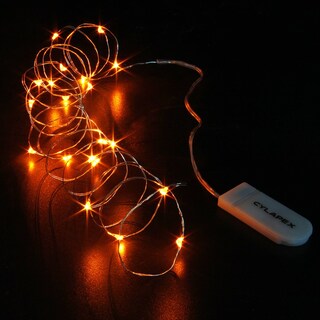 Foto 4 | Foto 4 | Guirnalda De Luces Led Cylapex, Naranja, 3.3 Pies, 20 Led, Paquete De 6 - Venta Internacional.