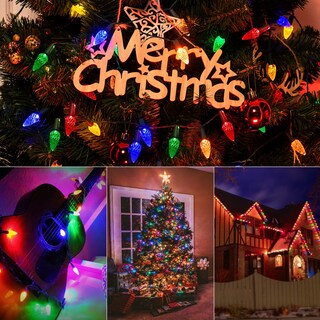 Foto 6 | Foto 6 | Guirnalda De Luces Led Navideñas Brightown C6, 20 Pies, 60 Led, Paquete De 2 - Venta Internacional.
