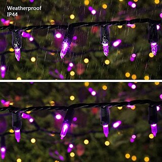 Foto 6 | Foto 6 | Luces Navideñas Brizled 100 Led Moradas De 10 M Para Exteriores - Venta Internacional.
