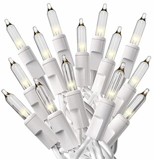 Foto 1 | Foto 1 | Luces Navideñas Prextex, 18 M, 300 Luces Brillantes De Color Blanco Cálido - Venta Internacional.