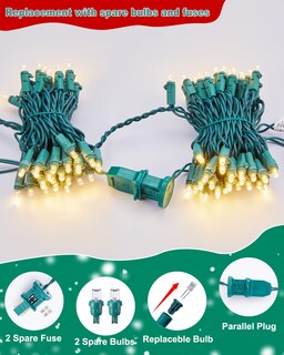 Foto 4 | Foto 4 | Pequeña Cadena De Luces Led Navideñas Brightown, 28 M, 100 Led - Venta Internacional.