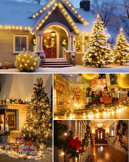 Foto 6 | Foto 6 | Pequeña Cadena De Luces Led Navideñas Brightown, 28 M, 100 Led - Venta Internacional.