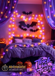 Foto 3 | Foto 3 | Batería Brightown Outdoor De Halloween Lights, 100 Led, 10 M, 2 Unidades - Venta Internacional.
