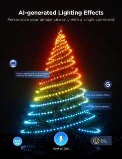 Foto 5 | Foto 5 | Cadena De Luces Led Govee Christmas, 164 Pies, 500 Led, Rgbwic Ip65 - Venta Internacional.
