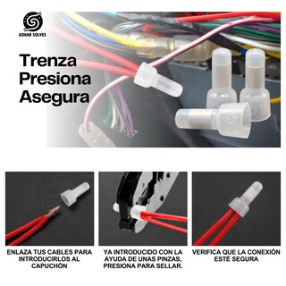 Foto 4 | Foto 4 | Capuchón Para Conexión De Presión, Empalme Final Tipo A, 100 Pz