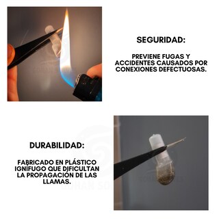 Foto 7 | Foto 7 | Capuchón Para Conexión De Presión, Empalme Final Tipo A, 100 Pz