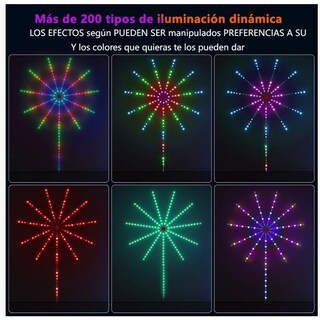 Foto 3 | Foto 3 | Tira De Luz Led Inteligente De Fuegos Artificiales Bluetooth