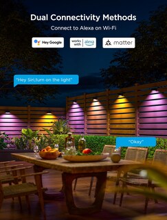 Foto 5 | Foto 5 | Luces De Terraza Exterior Govee, 18 Paquetes, Smart Wifi Alexa Ip65 - Venta Internacional.