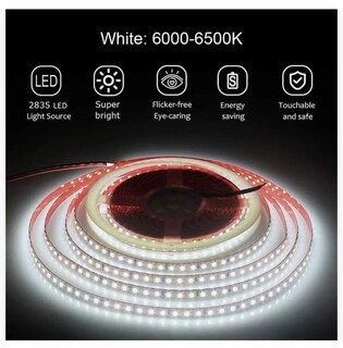 Foto 2 | Foto 2 | Tira De Luces Led Blancas Regulador 10m 1200led Para Hogar