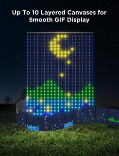 Foto 2 | Foto 2 | Luces Led Inteligentes Para Cortinas Govee 2 Con Gif Diy Aigc Rgbic 14.8 × 6.6 Pies - Venta Internacional.