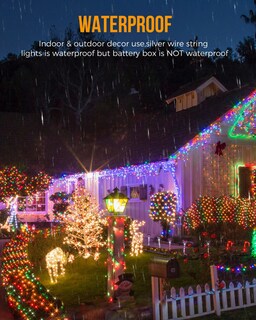 Foto 4 | Foto 4 | Fairy Lights Brightown  10 M  120 Led  Funciona Con Pilas  Paquete De 2 - Venta Internacional.