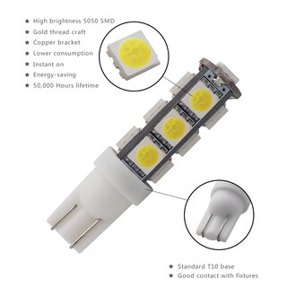 Foto 3 | Foto 3 | Bombillas Led Grv T10 921 922 13-5050 Smd 12 V Luz Blanca Fría X10 - Venta Internacional.