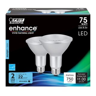 Foto 2 | Foto 2 | Bombillas Led Feit Electric Par30 L  8 3 W  750 Lm  5000 K  Regulables  Paquete De 2 - Venta Internacional.