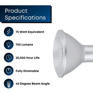 Foto 3 | Foto 3 | Bombillas Led Feit Electric Par30 L  8 3 W  750 Lm  5000 K  Regulables  Paquete De 2 - Venta Internacional.