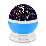 Lámpara Proyectora de Estrellas Led Giratorio para Niños