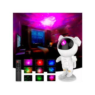 Foto 4 | Foto 4 | Lámpara De Noche Con Proyector De Estrellas Astronaut Galaxy Projector - Venta Internacional.