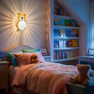 Foto 4 | Foto 4 | Mil Luces Lampara Infantil De Pared Oso