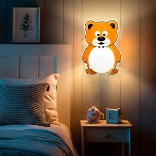 Foto 5 | Foto 5 | Mil Luces Lampara Infantil De Pared Oso