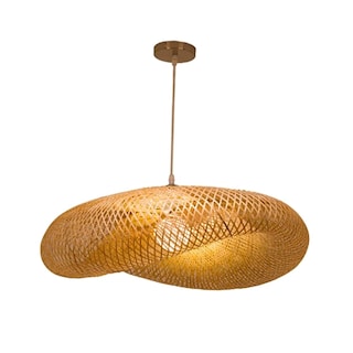 Foto 1 | Foto 1 | Venta Internacional - Lámpara Colgante de Bambú Tejido A-One