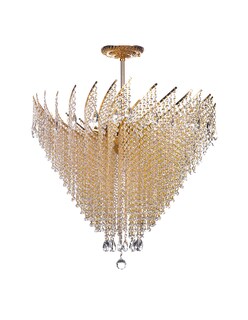 Foto 1 | Foto 1 | Candil Gamalux RE-80-GD Dorado Europa Florencia de 10 Luces