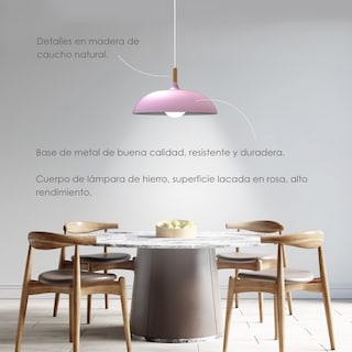 Foto 3 | Foto 3 | Lámpara Colgante D Ilios Innova Vintage Rosa