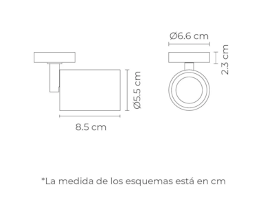 Foto 5 | Foto 5 | Lámpara de Techo de Sobreponer en Plafón Negro
