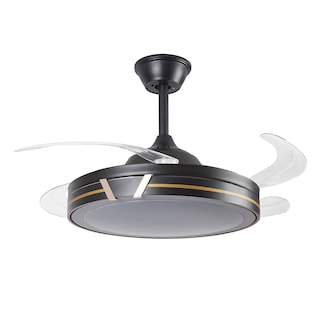 Foto 3 | Foto 3 | Lámpara Ventilador de Techo Led Luxica Lighting Vold Negro