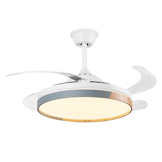 Foto 1 | Foto 1 | Lámpara Ventilador de Techo Led Luxica Lighting Beko Blanco