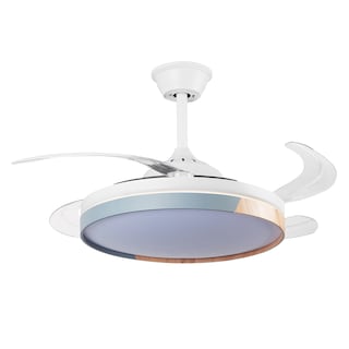 Foto 3 | Foto 3 | Lámpara Ventilador de Techo Led Luxica Lighting Beko Blanco