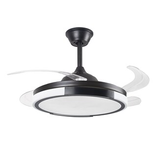 Foto 4 | Foto 4 | Lámpara Ventilador de Techo Led Luxica Lighting Iris Negro