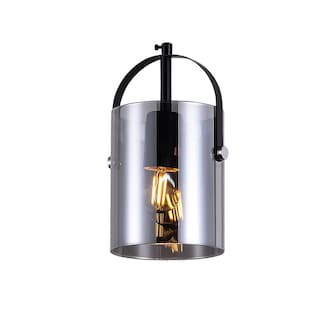 Foto 4 | Foto 4 | Lámpara Colgante de Metal y Cristal 3 Luces E27 Gris 69x15 cm - Venta Internacional
