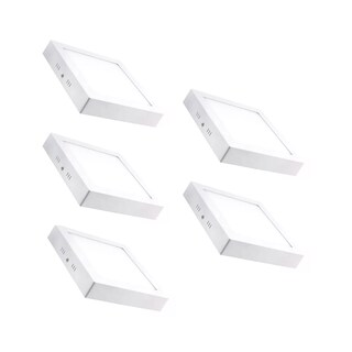 Foto 1 | Foto 1 | Paneles de Focos Led para Montaje en Techo 24 W Blancos 5 Piezas - Venta Internacional