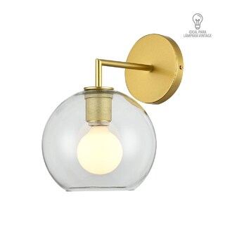 Foto 1 | Foto 1 | Lámpara Pared Arbotante Tecnolite Cristal 60 W Sin Foco