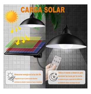 Foto 3 | Foto 3 | Lámpara Solar Interior/Exterior Impermeable