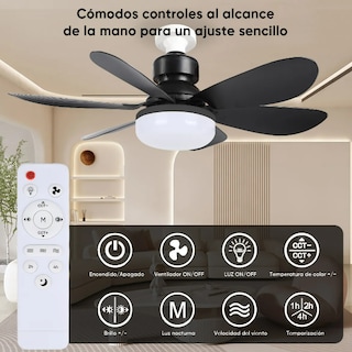Foto 4 | Foto 4 | Xtellar Lámpara De Techo Led Multifuncional 40w Con Ventilador Y Control Remoto