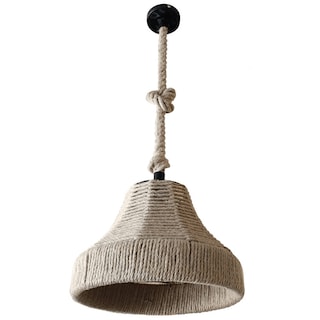 Foto 2 | Foto 2 | Lámpara Tejida Soga Cuerda Triángulo